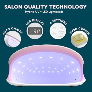 SUNUV SUN4S 48W LED UV Nail Lamp for Perfect Nails