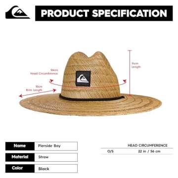 Quiksilver Little Pierside Boy Sun Hat for Kids 2-7
