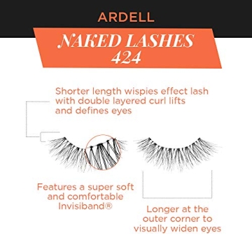 Ardell Naked Lashes 424 - Lightweight Natural False Eyelashes