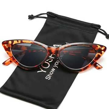 YOSHYA Retro Cat Eye Sunglasses - UV Protection & Style