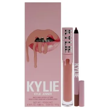 Kylie Cosmetics Matte Lip Kit - Long-Lasting Bare Matte Lipstick & Liner