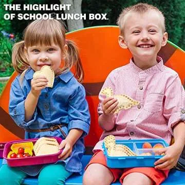 Sandwich Cutter and Sealer Set for Kids - 8 Pcs Fun Food Makers