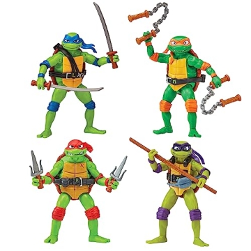 Teenage Mutant Ninja Turtles: Mutant Mayhem Action Figures 4-Pack by Playmates Toys