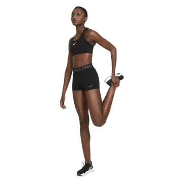 Nike Women's Pro 365 3in Shorts, Black Gray, Large