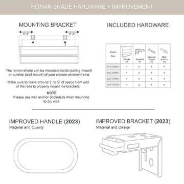 Madison Park Galen Cordless Roman Shades for Windows