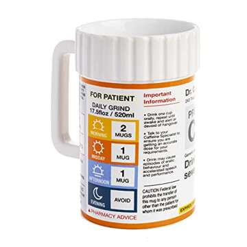 Paladone XL Prescription Mug for Coffee Lovers