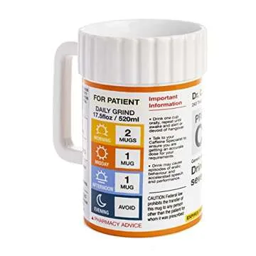 Paladone XL Prescription Mug for Coffee Lovers