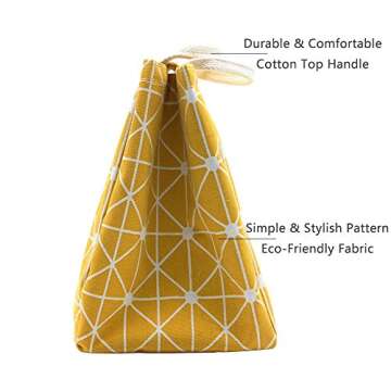 Mziart Reusable Lunch Bag for Adults and Kids