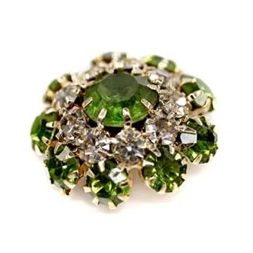Craftisum Fancy Rhinestone Sewing Buttons for Coats