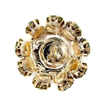 Craftisum Fancy Rhinestone Sewing Buttons for Coats