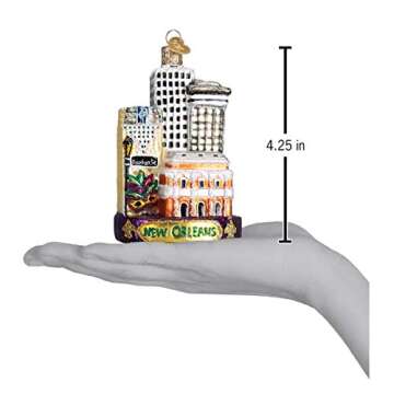 Old World Christmas Glass Blown Ornament New Orleans (20089)