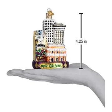 Old World Christmas Glass Blown Ornament New Orleans (20089)