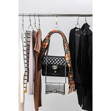 DiLuxy Acrylic Purse Hanger for Stylish Organization