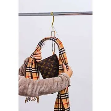 DiLuxy Acrylic Purse Hanger for Stylish Organization