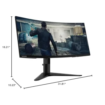 Lenovo 34-Inch Curved WQHD Gaming Monitor 144Hz