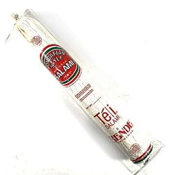 Bende Salami Teli 1.8 Lb - Authentic Hungarian Deli Meat, Perfect Sausage For Charcuterie Boards, Br...