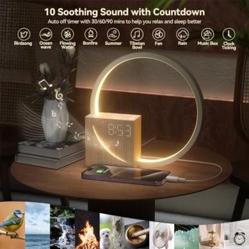 Vivilumens Sunrise Alarm Clock for Heavy Sleepers