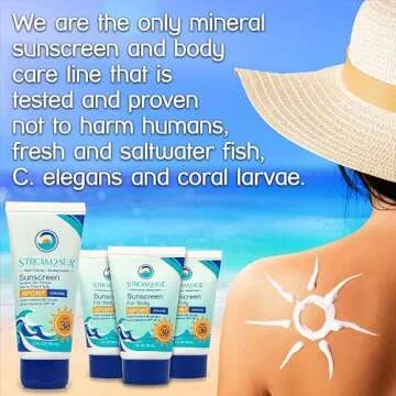 STREAM 2 SEA SPF 30 Mineral Sunscreen Biodegradable and Reef Safe Sunscreen, 3 Fl oz Non-Greasy and Moisturizing Mineral Sunscreen For Face Protection and Body Against UVA and UVB