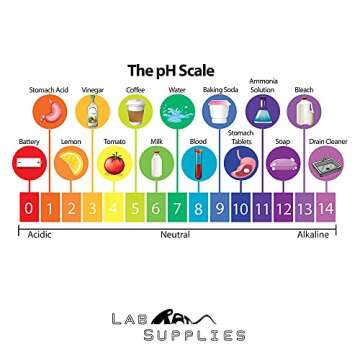 Plastic pH Test Strips for Water, Soil & More - 100 Strips