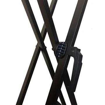 Adjustable Double-X Keyboard Stand - Heavy-Duty
