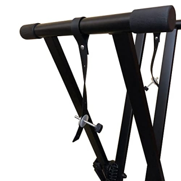 Adjustable Double-X Keyboard Stand - Heavy-Duty