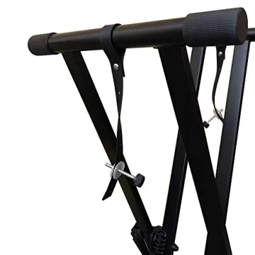 Adjustable Double-X Keyboard Stand - Heavy-Duty