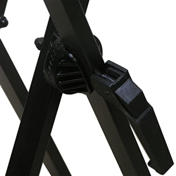 Adjustable Double-X Keyboard Stand - Heavy-Duty