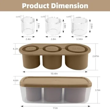 Tcamp Silicone Ice Tray for 30-40 oz Tumblers - BPA-Free