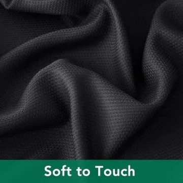 Water Resistant Black Tablecloth 54x54 - Dining & Events