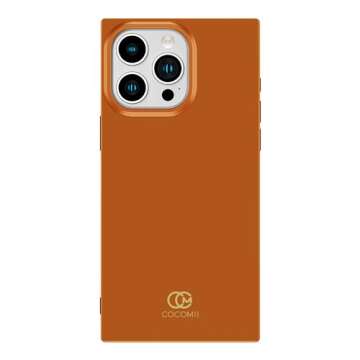 Cocomii - Rectangle Case Compatible with iPhone 14 Pro - Solid Color, Fashionable Hues, Glossy, Wome...