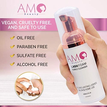 Gentle Foaming Lash Extension Cleanser for Perfect Lashes