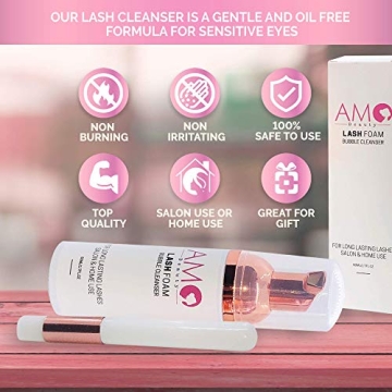 Gentle Foaming Lash Extension Cleanser for Perfect Lashes