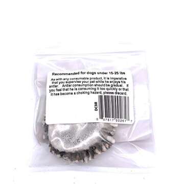 Perfect Pet Chews Elk Antler Burr Dog Chew - Grade A, All Natural, Organic, and Long Lasting Treats - Made from Naturally Shed Antlers in The USA (Medium Regular Treat)