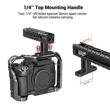 SmallRig Adjustable Top Handle with Mounting Points and Grip