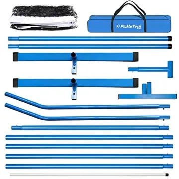 PICKLETECH 4.0 Slim Portable Pickleball Net for All Ages