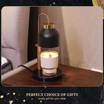 Stylish AIKUT Candle Warmer Lamp with Timer & Dimmer