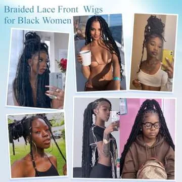 Stylish Olymei Faux Locs Wig for Women with Baby Hair