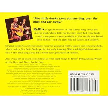 Five Little Ducks (Raffi Songs to Read) - A Delightful Read-Aloud Experience for Children