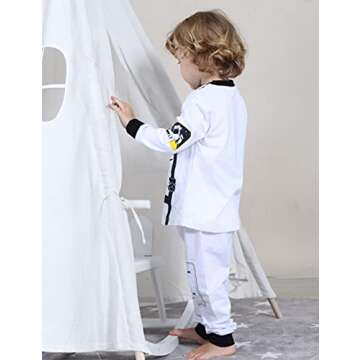 Soft Astronaut Toddler Boy Pajamas Set for Sweet Dreams