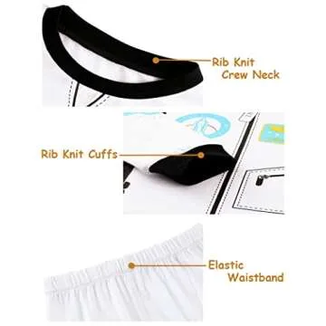 Soft Astronaut Toddler Boy Pajamas Set for Sweet Dreams