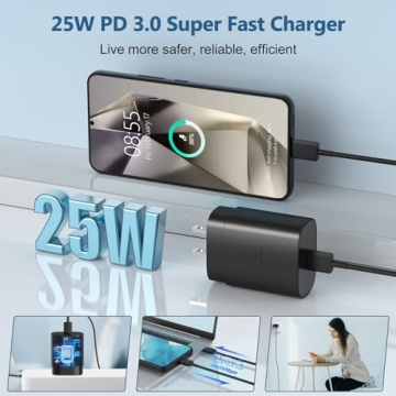 25W USB C Fast Charger for Samsung Galaxy Phones