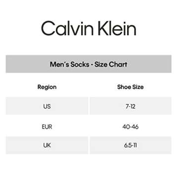 Calvin Klein Men’s Crew Socks - 6 Pack Performance Cushion Comfort Crew Socks - Breathable Athletic Socks for Men (7-12), Size 7-12, Black