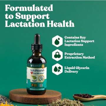 Rejuvica Health NatalNourish - Advanced Lactation Support Supplement - Liquid Delivery for Better Ab...