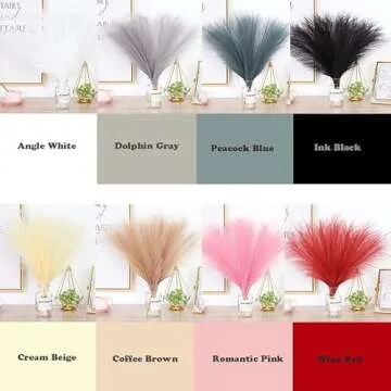 17” Artificial Black Pampas Grass Decor – 3 Piece Set