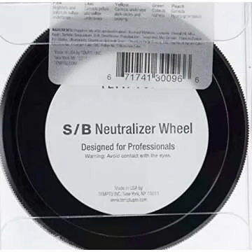 TEMPTU S/B Neutralizer Wheel - Includes 5 Color-Correcting Shades To Perfect & Even Out All Skin Types & Tones | Multi-use, Can Be Applied With Brush, Sponge, or Fingertips, 1 pack