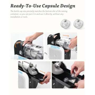 LED Capsule Lights for Ninja Slushi Machines - 13 Colors & More