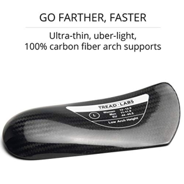 Dash Carbon Fiber Insoles for Ultimate Arch Support and Comfort