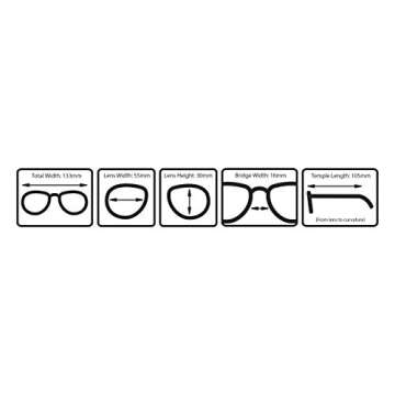 Boost Eyewear 6 Pack Reading Glasses, Traditional Black Frames, for Men and Women, with Comfort Spring Loaded Hinges, Black, 6 Pairs (+2.00)