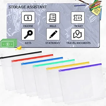 Zonon 30 Pcs Binder Pockets for Efficient Document Organization