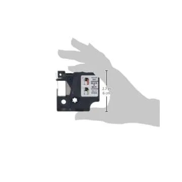 DYMO D1 Labels, 1/2-Inch x 23-Foot Roll, Black Print on White, Self-Adhesive, For LabelManager Label Makers